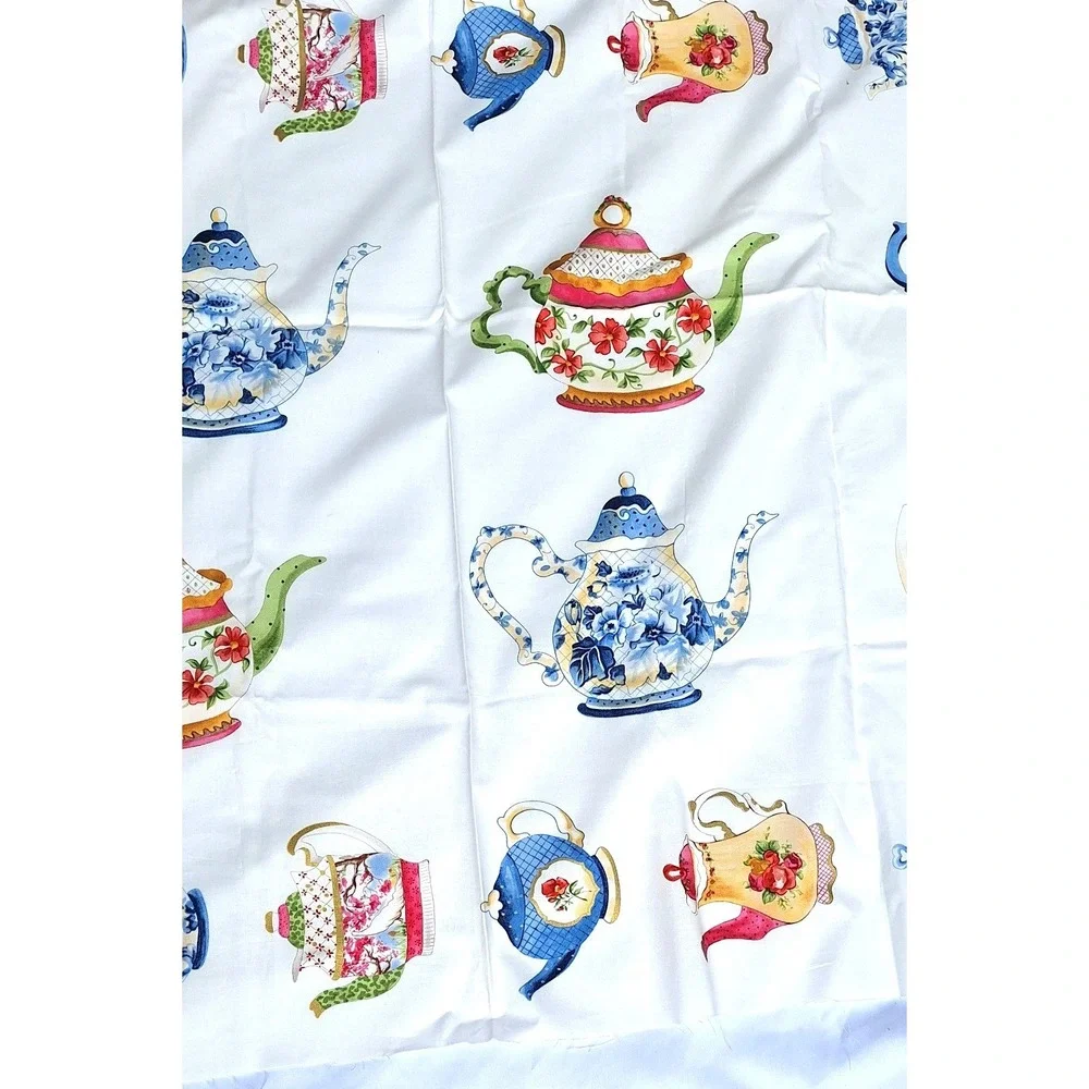 Phyllis Hoffman Teatime Fabric Hancock Fabrics Exclusive Teapot Print 45x40